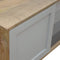 Nordic Sliding Cabinet with 4 Drawers Living Artisan Furniture 