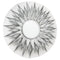 Ohlson Silver Large Sunburst Mirror Mirrors Hill Interiors 