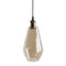 Smoked Glass Teardrop Pendant Light Lighting Hill Interiors 