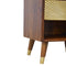 Sunrise Gold Carved Bedside Sleeping Artisan Furniture 