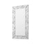 Verbier Leaner Mirror Silver Living Regency Studio 