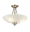 Welles Ceiling Lamp Satin Chrome Lighting Regency Studio 